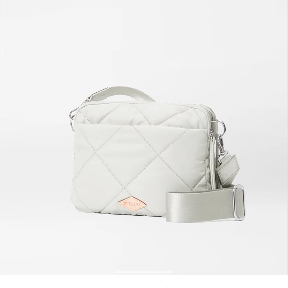 💋 NEW NWT MZ WALLACE MADISON CROSSBODY-color FROST- bought from MZ Wallace. - Picture 6 of 13